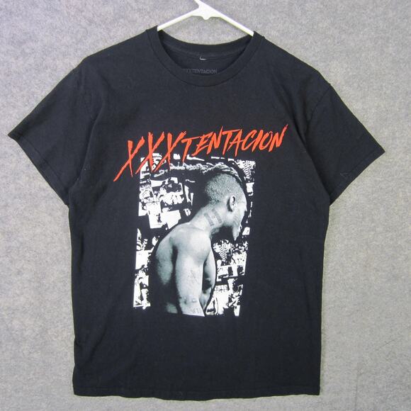 XXXTentacion Shirt Mens Medium Rap Hip Hop Graphic Tee Music Concert T-Shirt - Picture 1 of 8